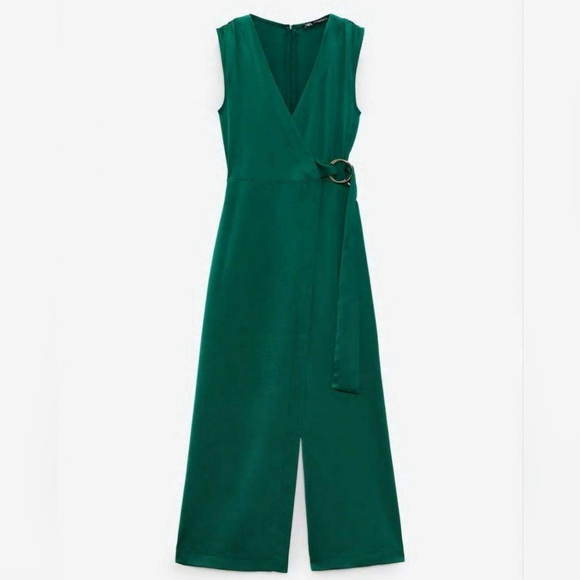 Zara Pants - NWOT Zara jumpsuit with buckle